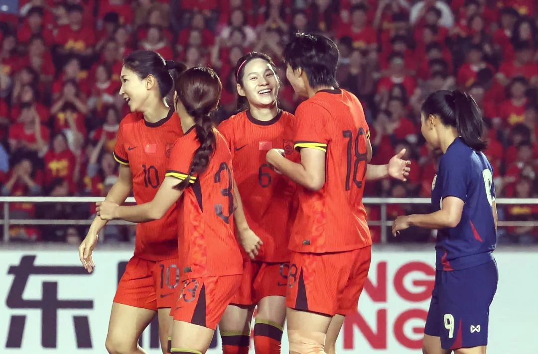 关于进球如潮，中国女足斩获胜利的信息